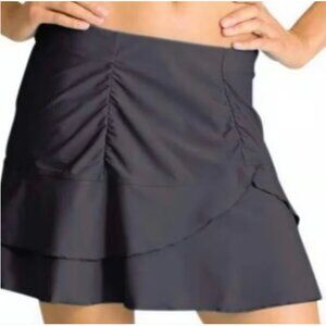 Athleta - Size S - Casual Sunkiss Ruffle Skirt - Gray